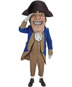Mask US CHARACTER MASCOTS Colonial Mascot Costume