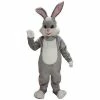 Mask US BUNNY MASCOTS Gray Rabbit Mascot Costume