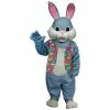 Mask US BUNNY MASCOTS Blue Bunny Mascot Costume