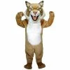 Mask US CAT MASCOTS Tan Bobcat Mascot Costume 2 Mask US CAT MASCOTS Tan Bobcat Mascot Costume