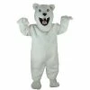 Mask US Fierce Polar Bear Mascot Costume BEAR MASCOTS