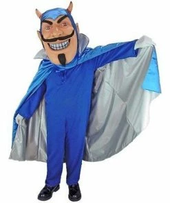 Mask US Blue Devil Mascot Costume CHARACTER MASCOTS