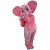 Mask US Pink Elephant Mascot Costume EXOTIC ANIMAL MASCOTS