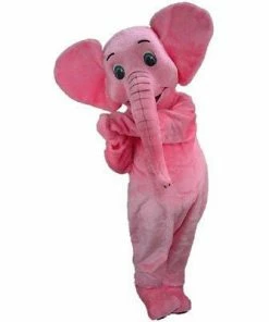 Mask US Pink Elephant Mascot Costume EXOTIC ANIMAL MASCOTS