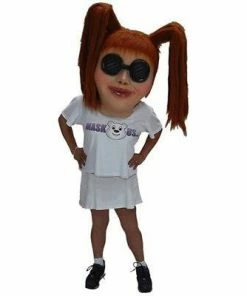 Mask US Tennis Pro Mascot Head Only