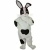Mask US Checkered Rabbit Mascot Costume