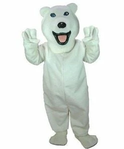 Mask US Polar Bear Mascot Costume