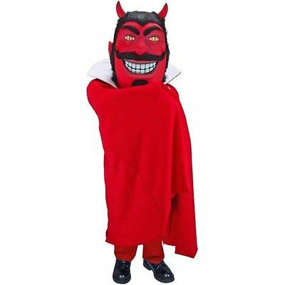 Mask US CHARACTER MASCOTS Red Devil Mascot Costume 3 Mask US CHARACTER MASCOTS Red Devil Mascot Costume
