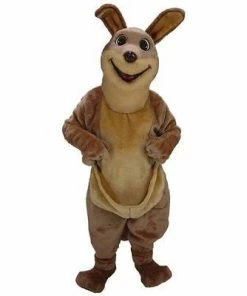Mask US EXOTIC ANIMAL MASCOTS Kangaroo Mascot Costume