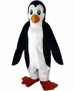 Mask US Petey Penguin Mascot Costume BIRD MASCOTS