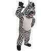 Mask US Zebra Mascot Costume EXOTIC ANIMAL MASCOTS