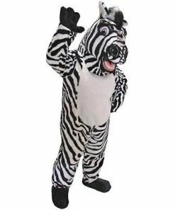 Mask US Zebra Mascot Costume EXOTIC ANIMAL MASCOTS