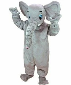 Mask US African Elephant Mascot Costume