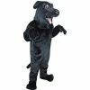 Mask US DOG MASCOTS Black Lab Dog Mascot Costume