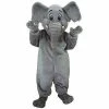 Mask US EXOTIC ANIMAL MASCOTS Cartoon Elephant Mascot Costume