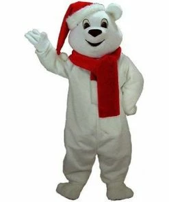 Mask US Snow Bear Mascot Costume