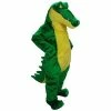 Mask US Crocodile Mascot Costume REPTILE AND AMPHIBIAN MASCOTS
