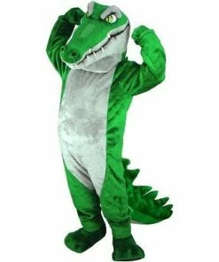 Mask US Crocodile Mascot Costume REPTILE AND AMPHIBIAN MASCOTS