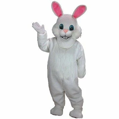 Mask US BUNNY MASCOTS White Rabbit Mascot Costume 3 Mask US BUNNY MASCOTS White Rabbit Mascot Costume