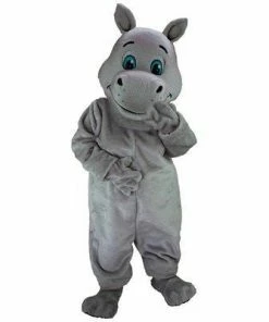 Mask US EXOTIC ANIMAL MASCOTS Hippopotamus Mascot Costume