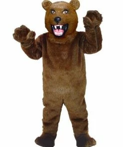 Mask US Grizzly Mascot Costume