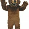 Mask US Brown Grizzly Mascot Costume BEAR MASCOTS