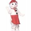 Alinco Costumes CHARACTER MASCOTS Mrs. Snowman Mascot Costume