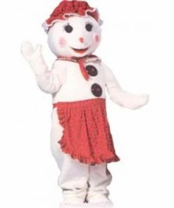 Alinco Costumes CHARACTER MASCOTS Mrs. Snowman Mascot Costume