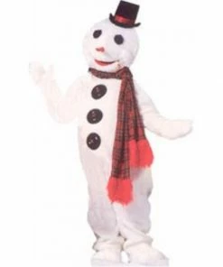 Alinco Costumes CHARACTER MASCOTS Mr. Snowman Mascot Costume