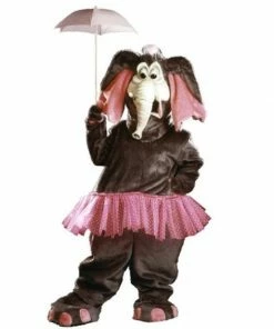 Alinco Costumes EXOTIC ANIMAL MASCOTS Tickles The Elephant Mascot Costume
