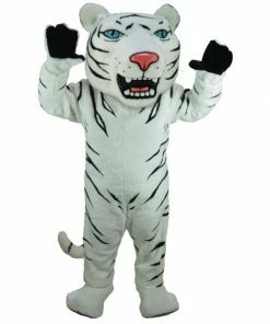 Mask US CAT MASCOTS Albino Tiger Lightweight Mascot Costume