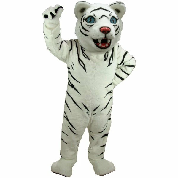 Mask US CAT MASCOTS White Tiger Lightweight Mascot Costume 3 Mask US CAT MASCOTS White Tiger Lightweight Mascot Costume