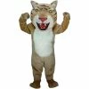 Mask US Tan Wildcat Lightweight Mascot Costume