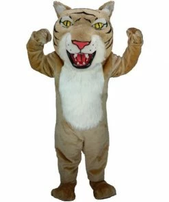 Mask US Tan Wildcat Lightweight Mascot Costume