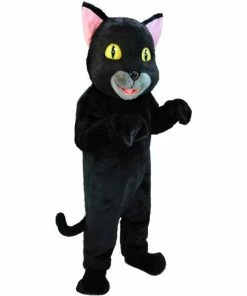 Mask US CAT MASCOTS Black Cat Lightweight Mascot Costume