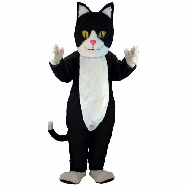 Mask US CAT MASCOTS Black & White Cat Lightweight Mascot Costume 3 Mask US CAT MASCOTS Black & White Cat Lightweight Mascot Costume