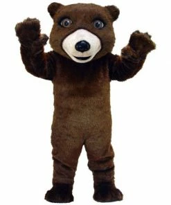 Mask US Friendly Grizzly Bear Lightweight Mascot Costume