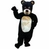Mask US Jr Black Bear Lightweight Mascot Costume BEAR MASCOTS