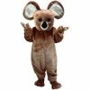 Mask US EXOTIC ANIMAL MASCOTS Brown Koala Lightweight Mascot Costume