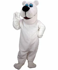 Mask US Toon Polar Bear Lightweight Mascot Costume