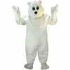 Mask US Happy Polar Bear Lightweight Mascot Costume BEAR MASCOTS
