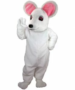 Mask US Albino Mouse Lightweight Mascot Costume