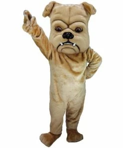 Mask US Tan Bulldog Lightweight Mascot Costume DOG MASCOTS