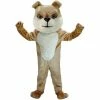 Mask US Cream Bulldog Lightweight Mascot Costume DOG MASCOTS