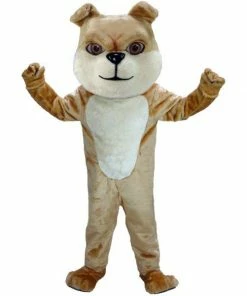 Mask US Cream Bulldog Lightweight Mascot Costume DOG MASCOTS