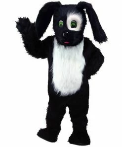 Mask US DOG MASCOTS Black Sheepdog Lightweight Mascot Costume