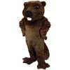 Mask US FOREST ANIMAL MASCOTS Beaver Lightweight Mascot Costume