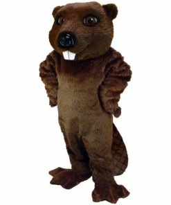 Mask US FOREST ANIMAL MASCOTS Beaver Lightweight Mascot Costume