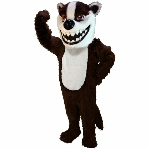 Mask US FOREST ANIMAL MASCOTS Badger Lightweight Mascot Costume 3 Mask US FOREST ANIMAL MASCOTS Badger Lightweight Mascot Costume
