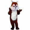 Mask US FOREST ANIMAL MASCOTS Chipmunk Lightweight Mascot Costume